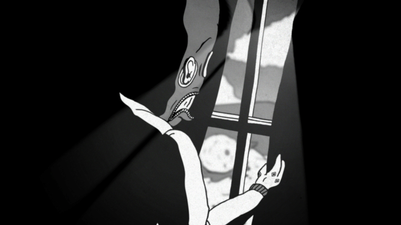 Nochexxx stares out the window