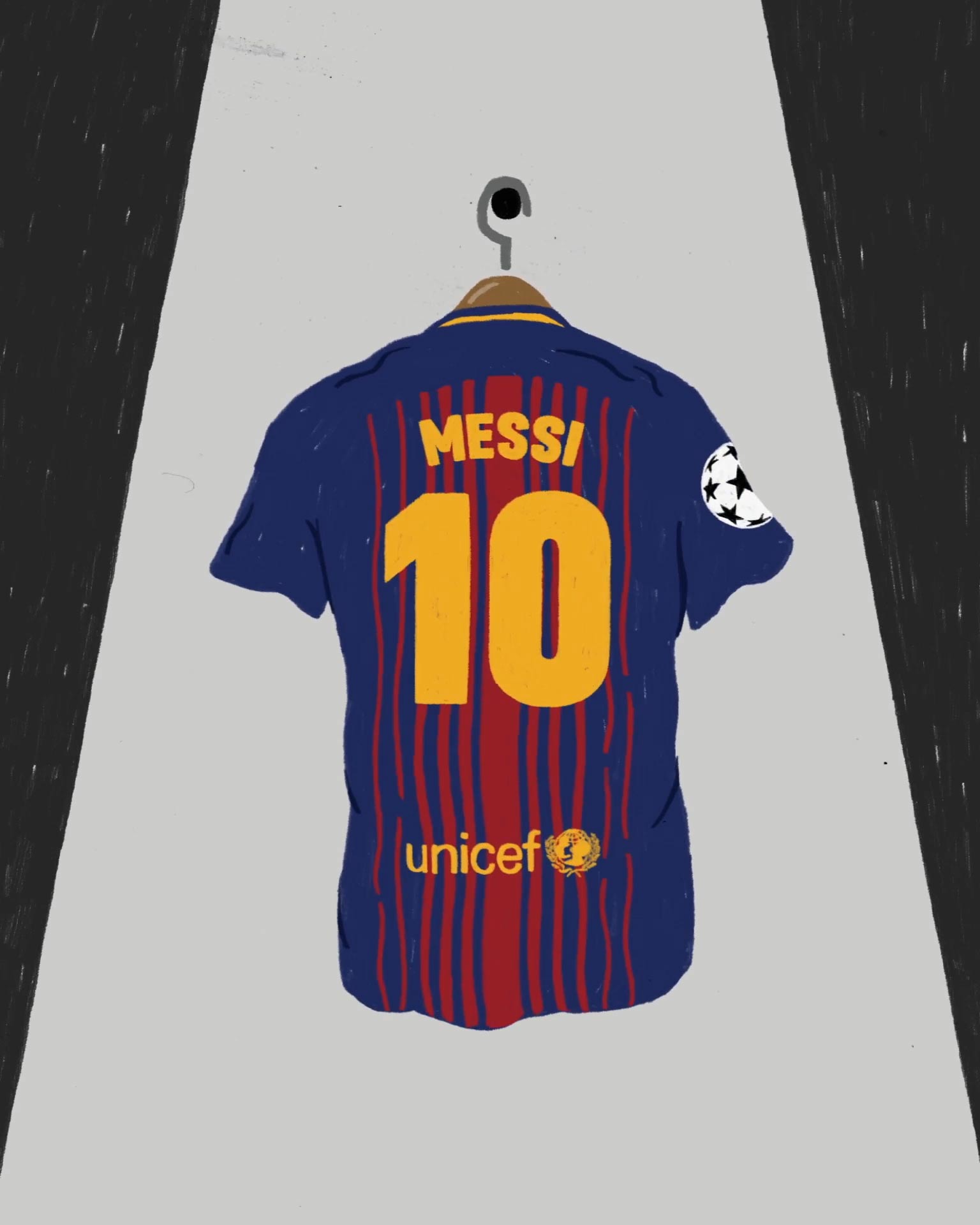 Messi shirt for Barcelona